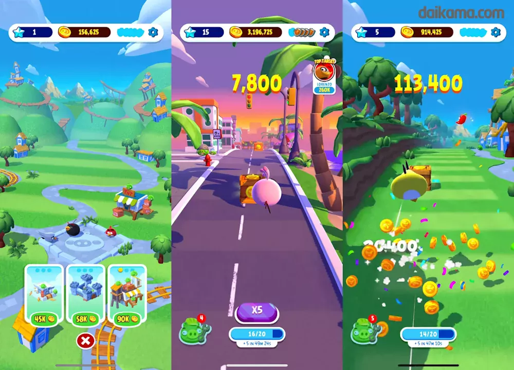 Angry Birds Rush Gameplay
